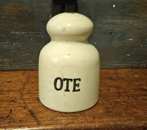Vintage ote greek white - ote, glazed