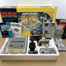 SNES Super Nintendo Console Boxed | Super Mario All Stars | PAL | Retro- 7 Games