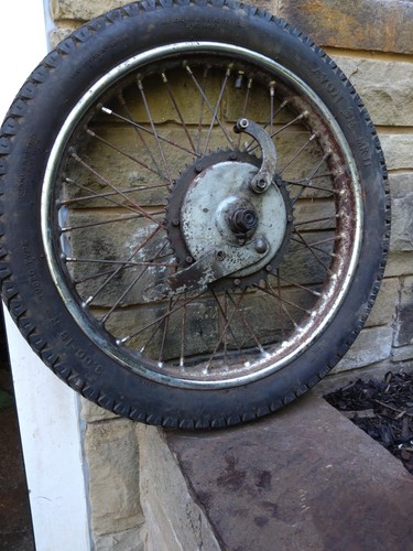 Bsa bantam rear wheel - d7/10/14,