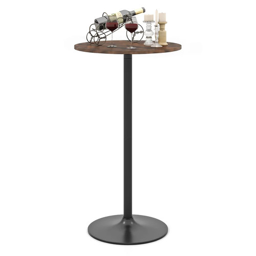 Costway round bar table - costway, with