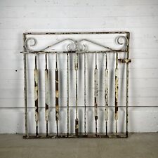 Reclaimed Iron Garden Gate with Flaking Paint