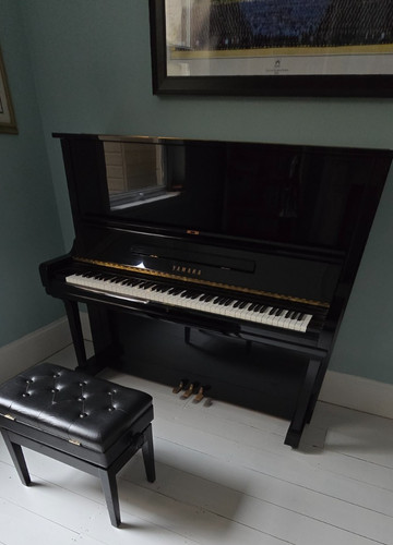 Yamaha upright piano black - yamaha, u3