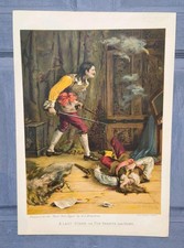 Antique 1888 Sword Fight