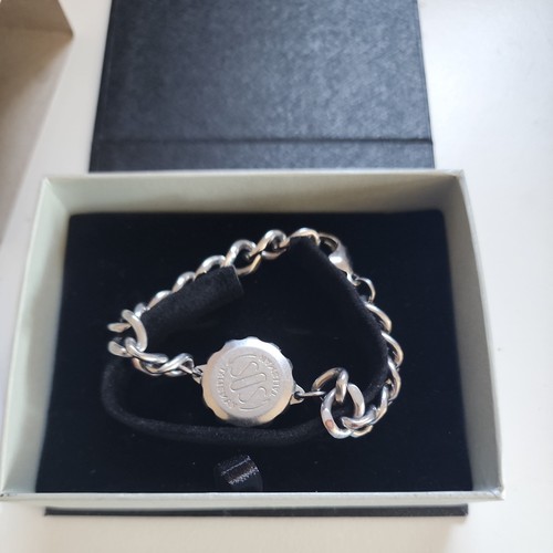 Silver tone sos - silver,