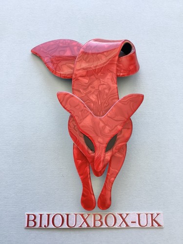 Lea stein fox brooch best - brooch.,