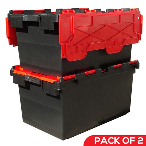 Large plastic crates storage - plastic,