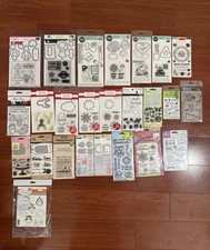 HUGE LOT - Clear Stamps & Metal Cutting Dies - Christmas, Holiday,  Crafting