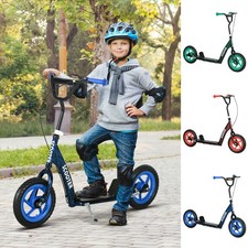 Kids Scooter with Adjustable Handlebar, Big Wheel Kick Scooter for 6-12