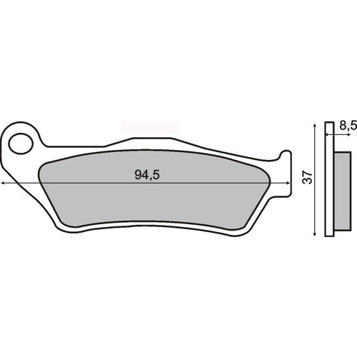 2018ef ferodo front - brake, pads