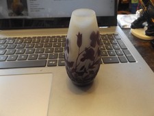 1920s Emile Galle Glass Vase