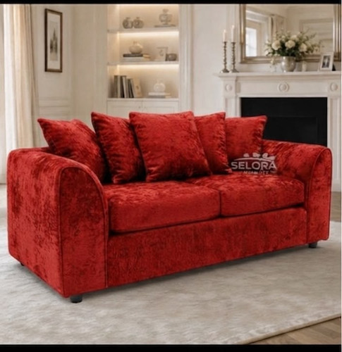 Seater sofa set red - 2,