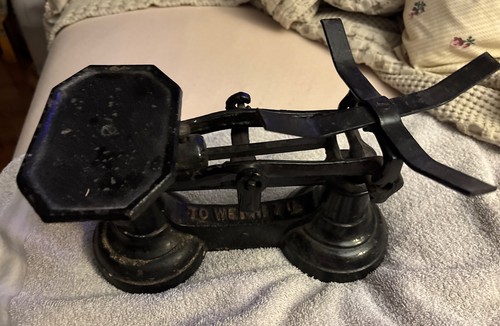 Vtg balance beam scale black - beam,