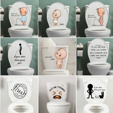 Toilet Funny Sticker Bathroom