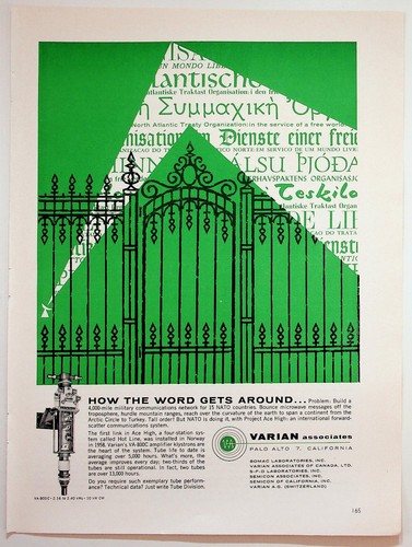 Varian associates 1960s nato - associates,