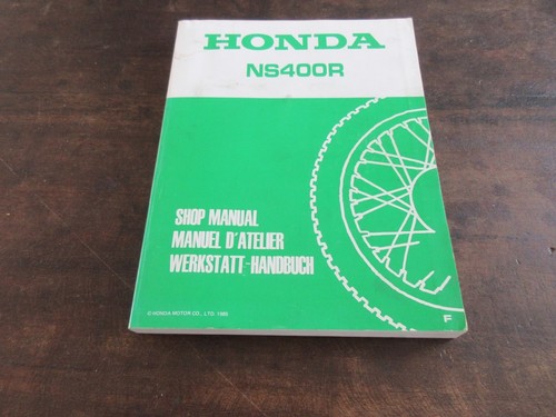 Honda ns400r shop repair - honda,