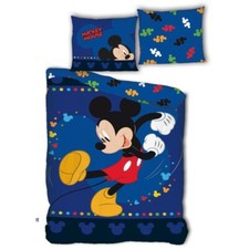 Mickey Mouse Dark Blue Bedding Single Cover & Pillow Duvet cover 
