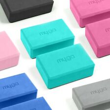 Myga Yoga Blocks - Pair of High Density Foam Bricks for Yoga, Pilates, Exercise