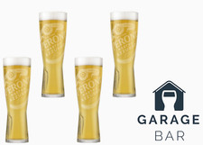 Set Of 4 Peroni Beer Glasses