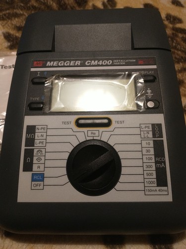 Megger cm400 installation - cm400,