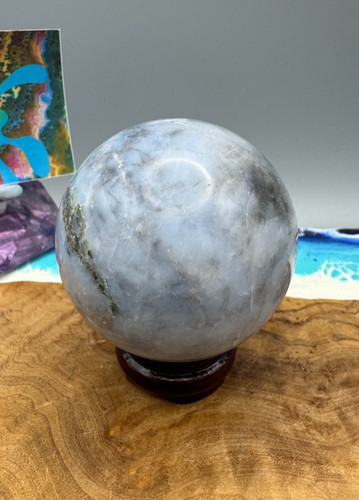 Crystal sphere blue opal - sphere, ball