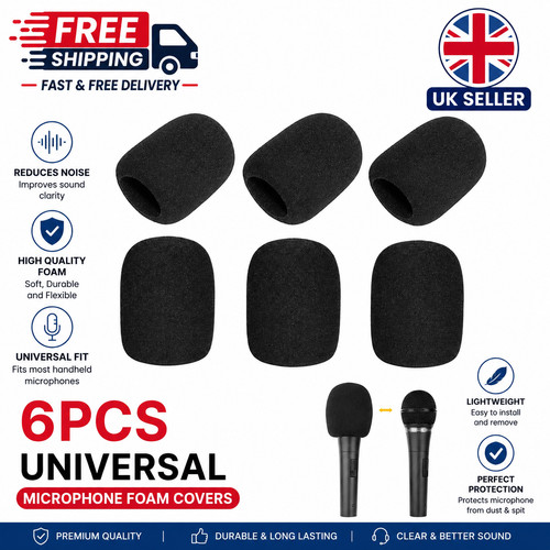 6pcs foam microphone cover - microphone,