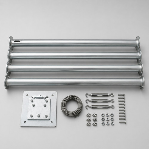 Pole tower 40kg for wind - 4m,