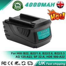 21.6V Battery For Hilti Li-ion B22 B22/3.3 HDE 500-A22 SCM 22-A TE 2-A22 B22/2.6