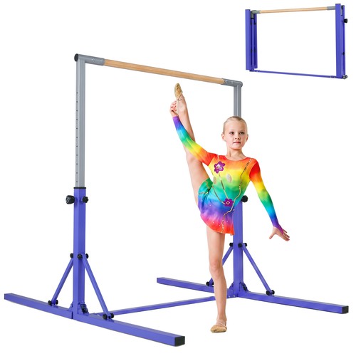 Foldable gymnastics bar - foldable, for