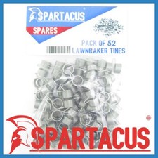 Spartacus 52 x Lawn Raker Tines Tynes To Replace Qualcast F016T47920 Scarifier