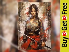 Samurai Warrior Art Print -