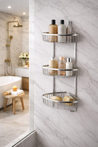 Stainless steel corner - corner, shower