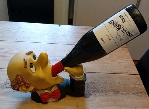 Resin waiter wine bottle - resin,