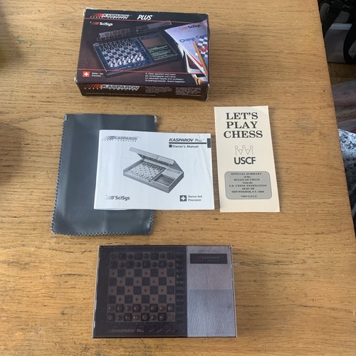 Kasparov plus chess computer - kasparov,
