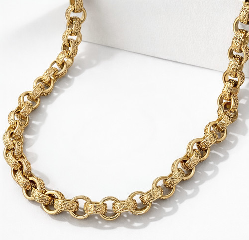 18ct gold layered belcher - 18ct,