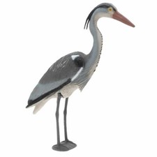 Pond Garden Decoy Plastic Resin Heron Pest Deterrent Large Bird Scarer