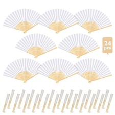 24pcs Blank White Chinese