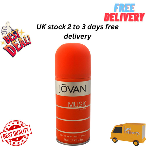 Jovan musk deodorant spray - spray, for