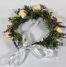 Yellow flower crown - yellow,
