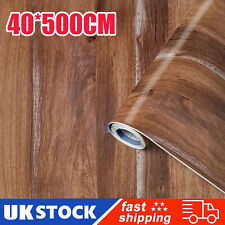 5M Wood Effect Vinyl Wrap Self Adhesive Film Stickers Worktop Covering Wallpaper
