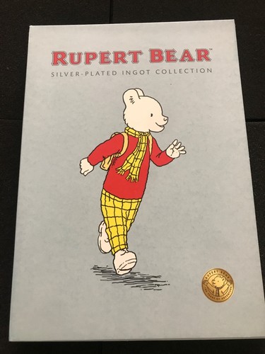 Rupert bear silver plated - bear,