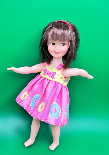 Small doll dress rainbow - small, kate