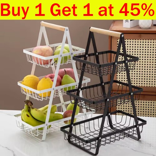 Tier fruit storage basket - tier,