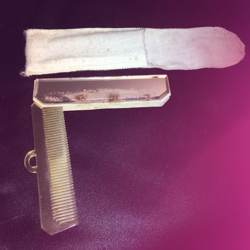 Vintage handbag comb and - comb,
