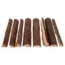  8 Pcs Log Decoration Dried Firewood for Grilling Decorative Home