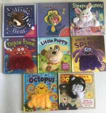Interactive Sensory Finger Puppet & Hand Puppet Baby Toddler Books Ages 1-6 Year