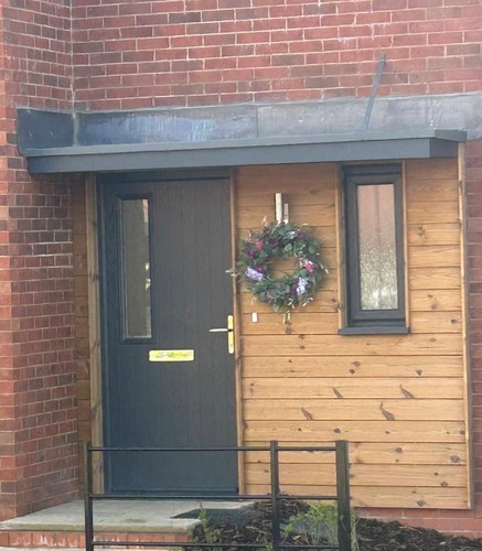 Contemporary style flat grp - style,