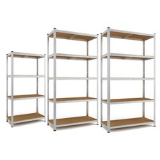 Heavy Duty Metal Garage Shelving Unit 5 Tiers Boltless Utility Storage Racking