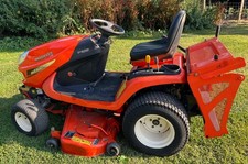 Kubota GR2100 MKII commercial ride on mower 48” deck with grass collector