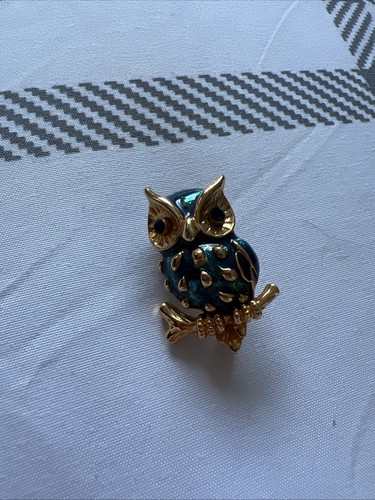 Owl brooch pin - brooch, artistic