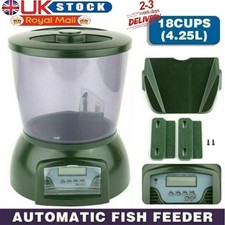 4.25L Digital Automatic Aquarium Tank Pond Fish Food Auto Feeder Feeding Timer
